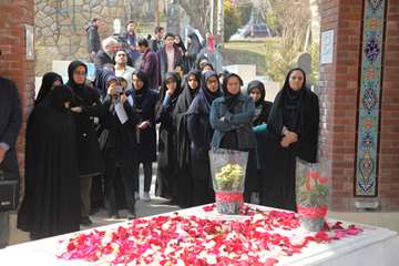 مراسم سالگرد تدفین شهدای گمنام دانشگاه 